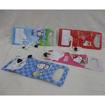 Sarung Kantong HP Anti Air HelloKitty Doraemon/Tempat HP Karakter