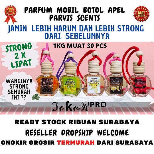 (JILID 2) PARFUM BOTOL APEL PARVIS SCENTS &quot;TANPA LABEL&quot;