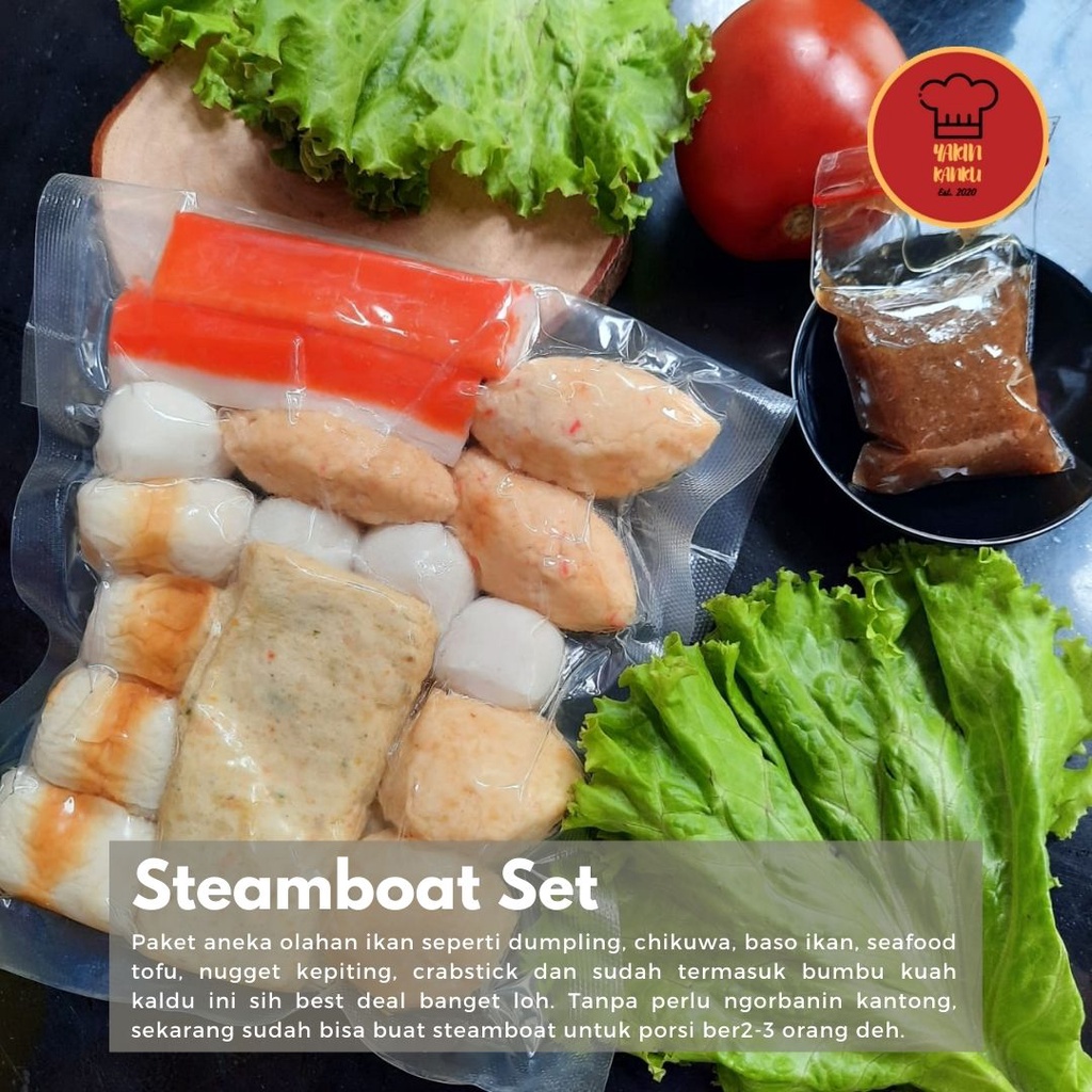 

PAKET HEMAT SUKI STEAMBOAT HALAL (PORSI 2 ORANG) +FREE BUMBU (LENGKAP)