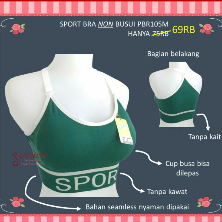 SPORT BRA / BH OLAHRAGA *NON* BUSUI PBR105M