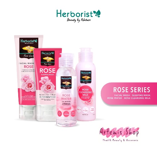 Herborist Rose Cleansing Milk Facia Wash Gel Sleeping Mask