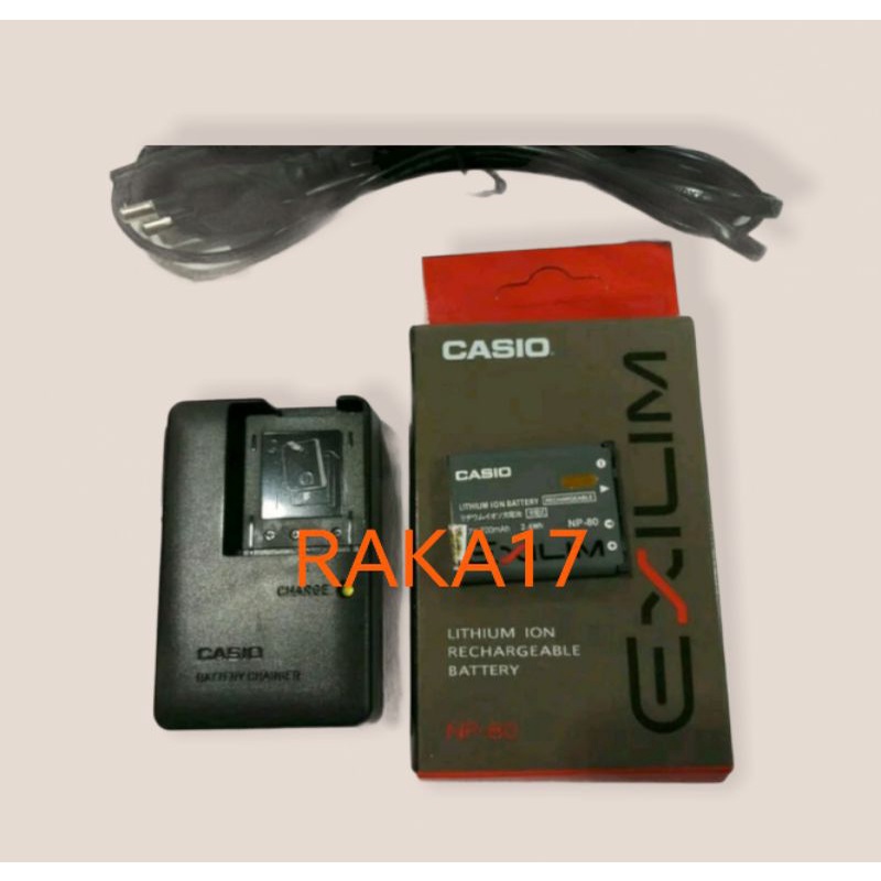 Baterai Camera Casio Exilim EX Z16 + Cahrger