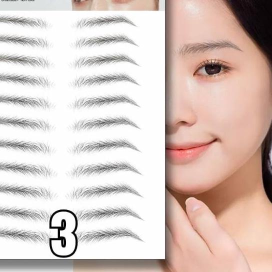 ✮ stiker alis tatto alis tato alis waterproof sticker tatto alis microblading 