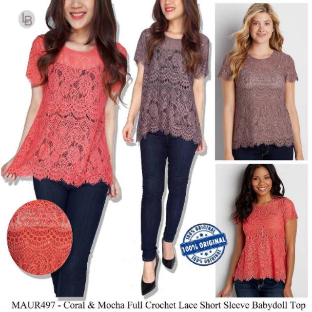 Maurice Full Crochet Blouse