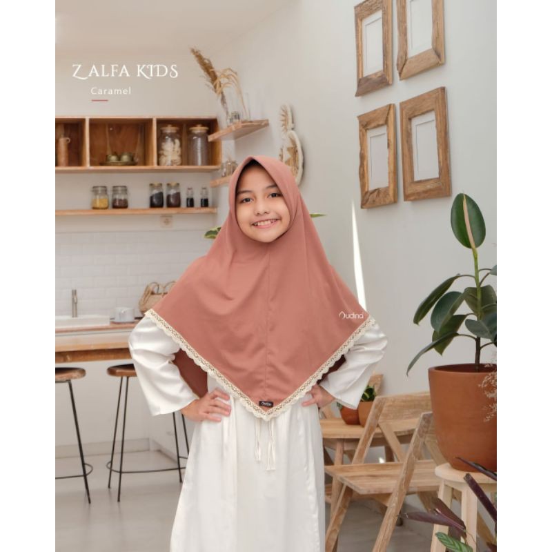 Zalfa Bergo Kids ORI Audina/Jilbab Anak Audina