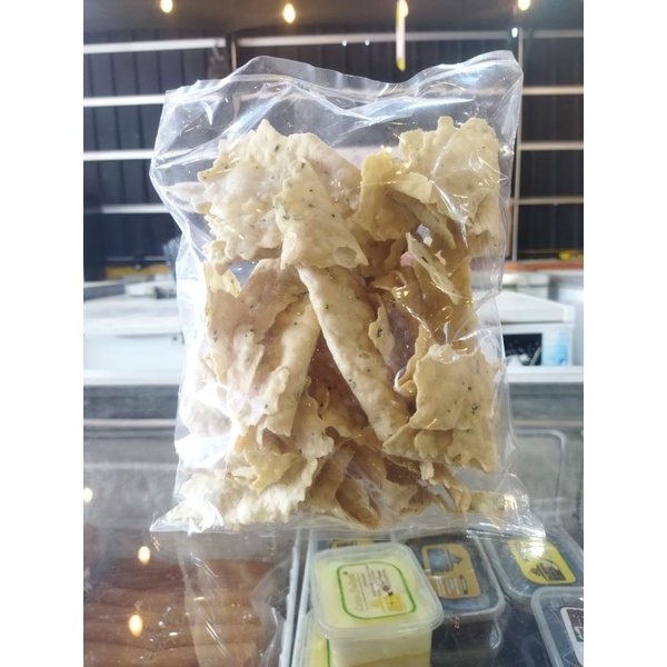 

Snack Cemilan Keripik Bawang 250gram
