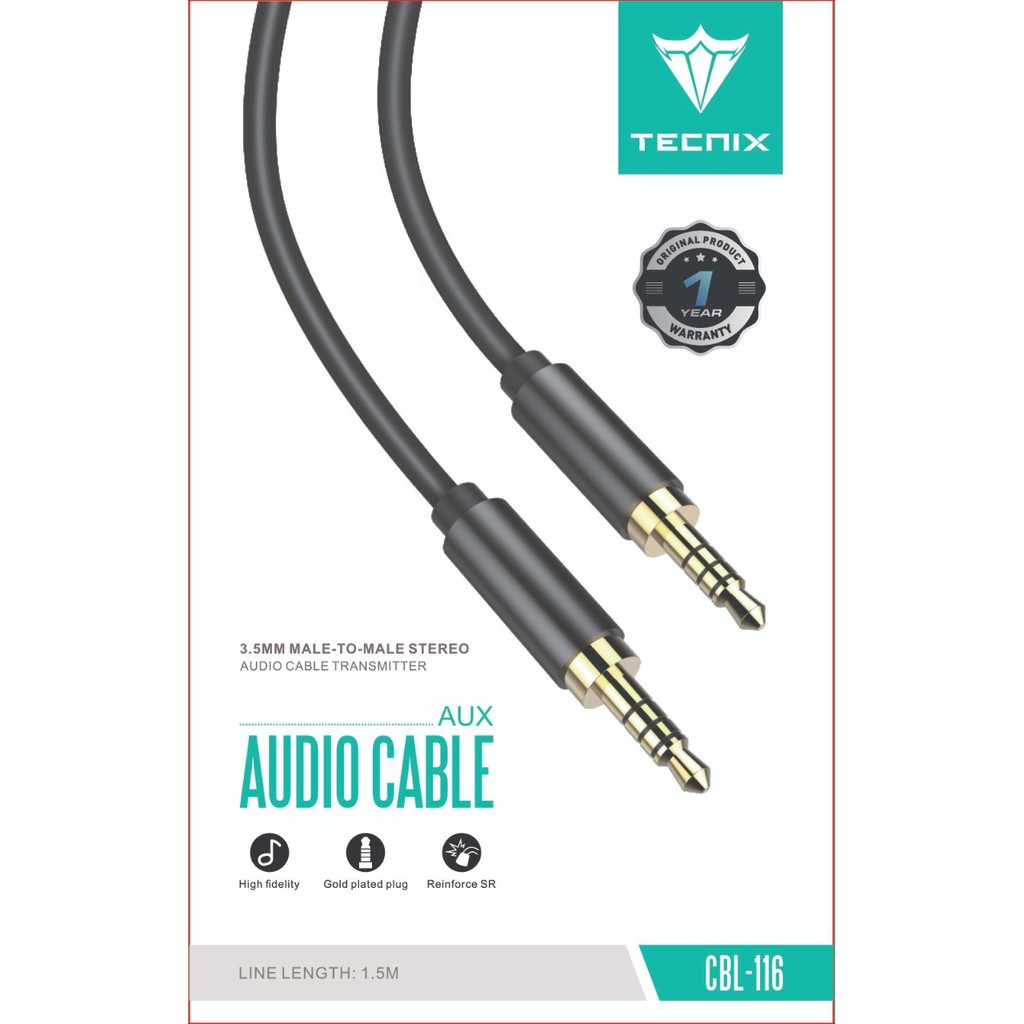 Kabel Audio AUX Tecnix CBL-116