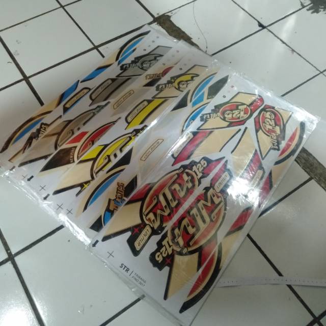 (Bisa COD) Striping mio fino 125 fi Thailand  stiker lis fino