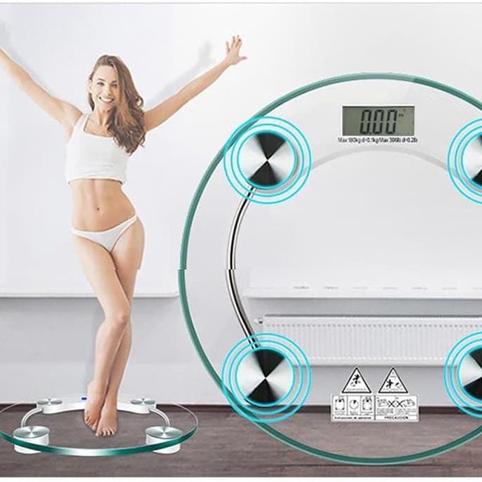 Timbangan Badan Digital Transparan/Timbangan Berat Badan