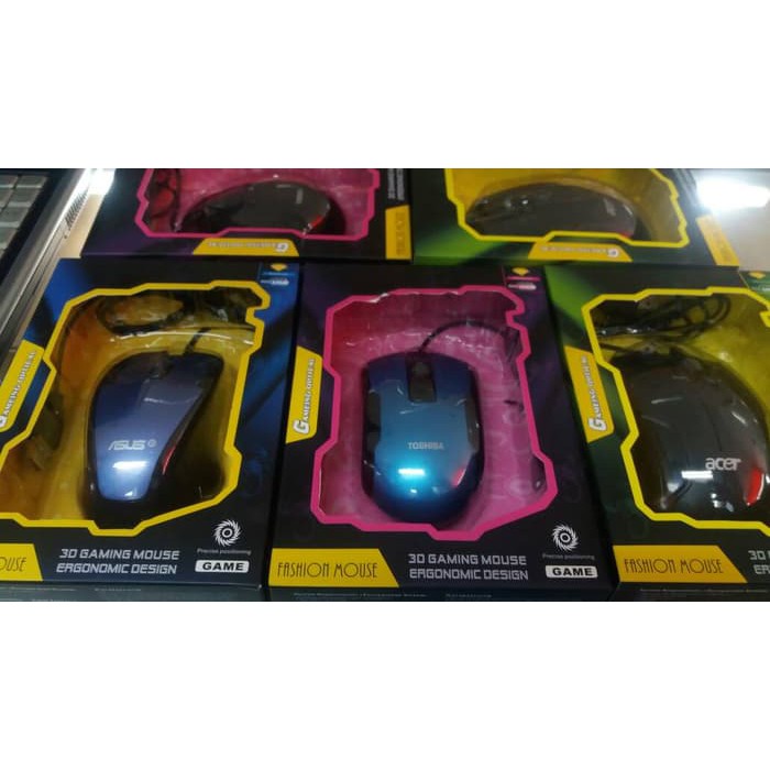 Mouse Gameing Optical USB Komputer Laptop Asus Acer Toshiba