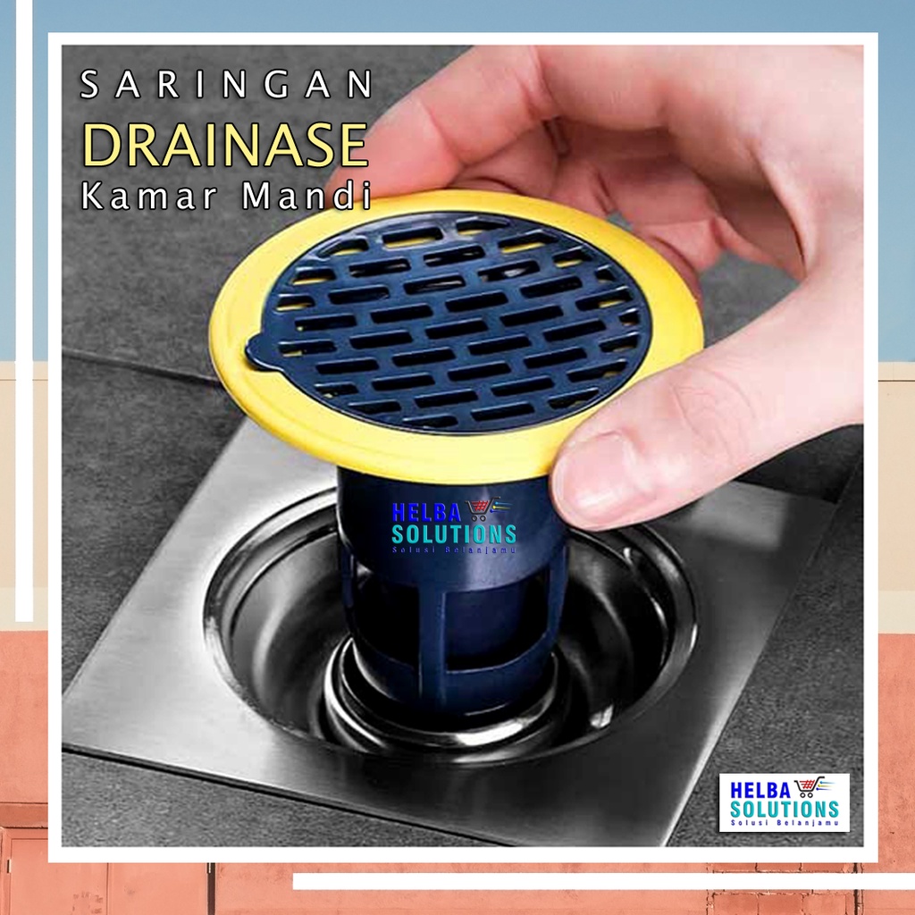 Saringan Lubang DRAINASE Kamar Mandi Floor Drain Odour Trap FILTER Saluran Lubang Air Got Saringan Pembuangan Air Pencegah Kecoa Serangga Anti Bau