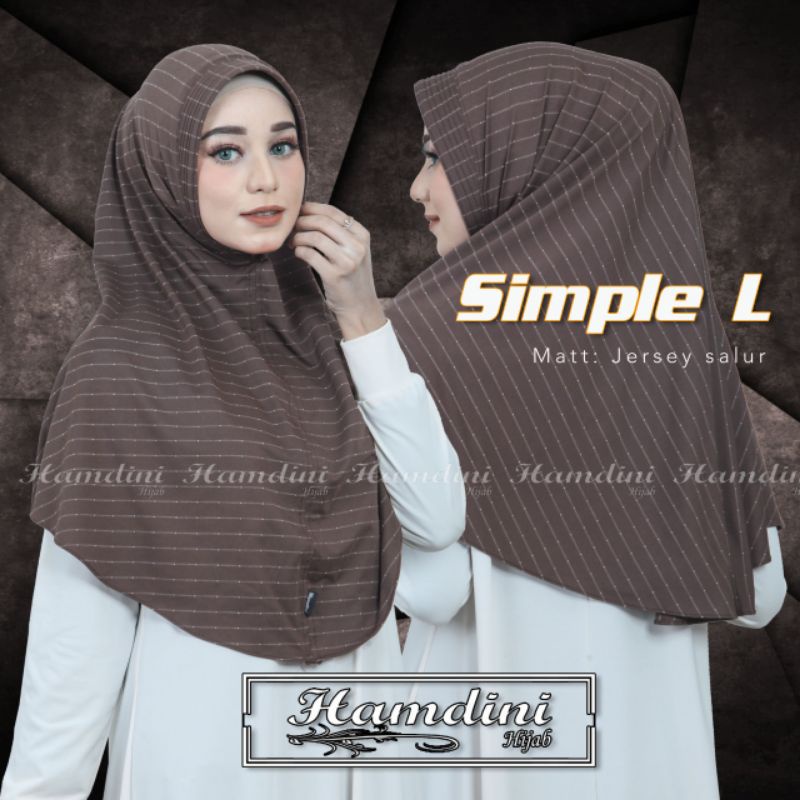 Jilbab Khimar Maryam Simple L Salur Kode 023 Ori Hamdini-2