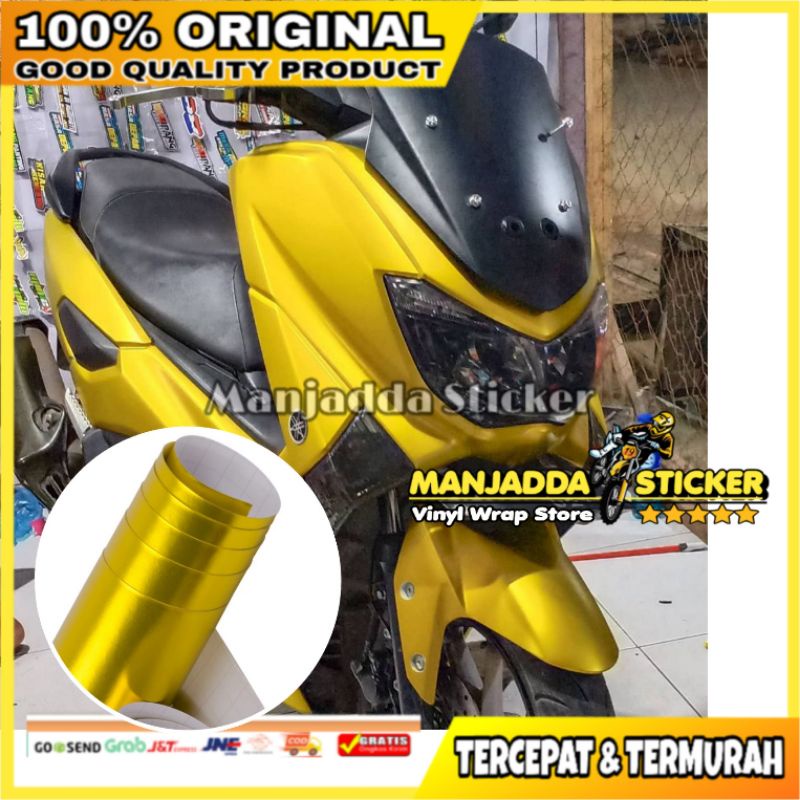 SKOTLET MOTOR WARNA KUNING METALIC DOFF KUALITAS SUPER PREMIUM