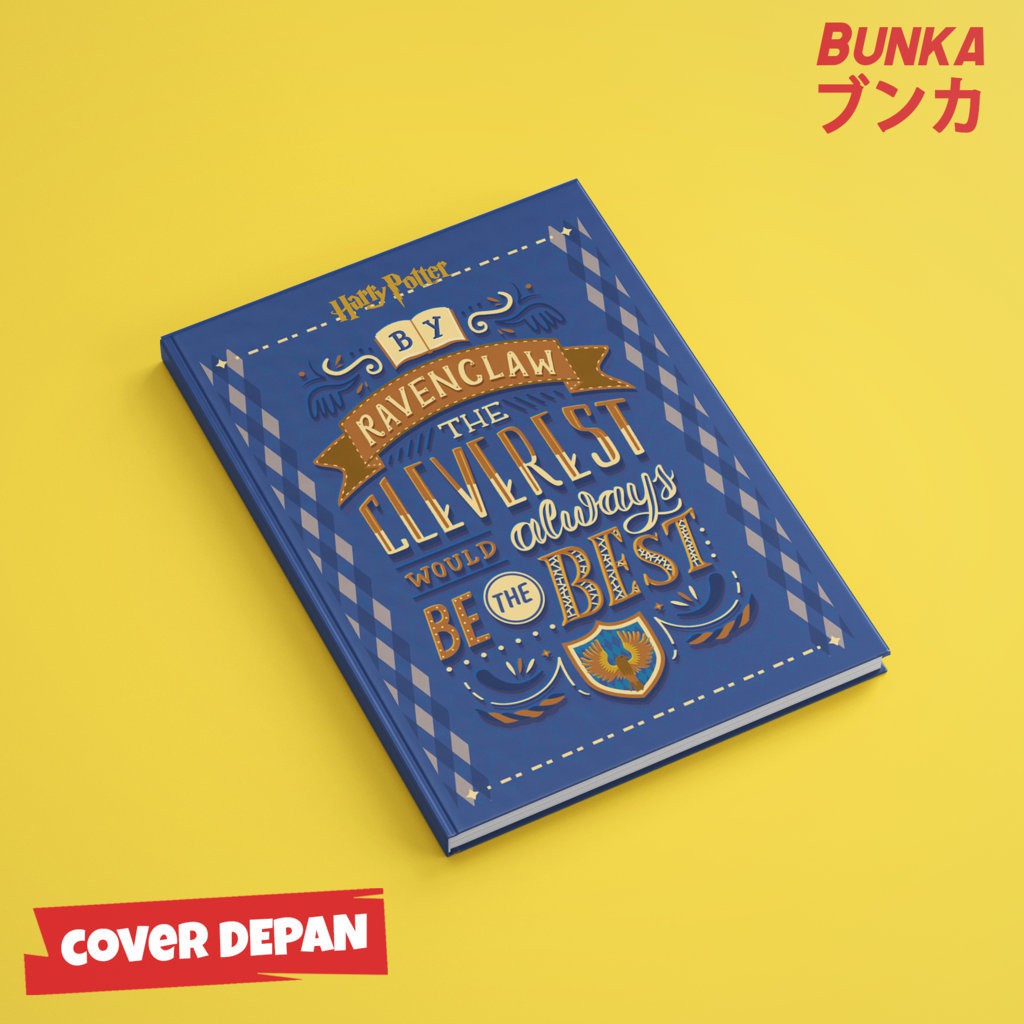 

Notebook Harry Potter Ravenclaw Quote Hardcover A5 Buku Tulis Catatan Note Agenda Planner Jurnal