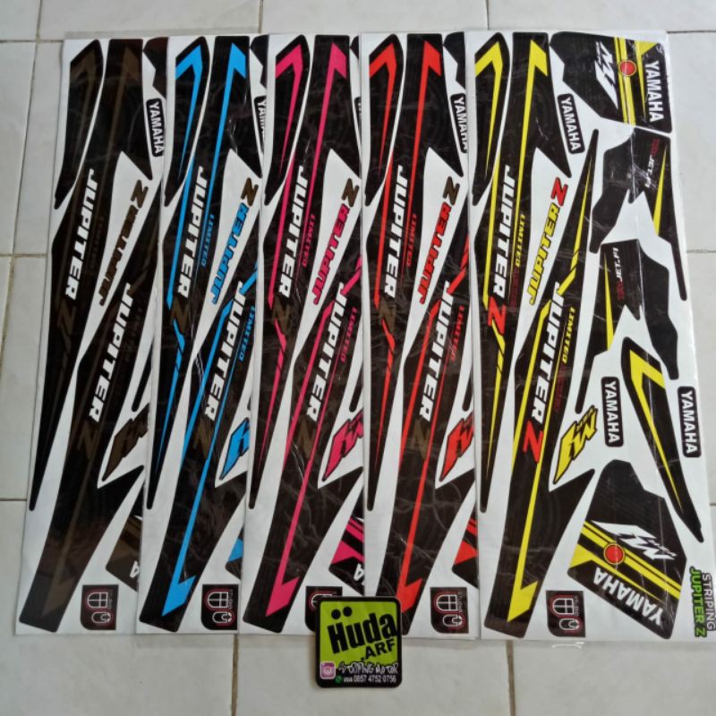 cod bayar di tempat striping motor jupiter z lama grafis simple striping variasi sticker