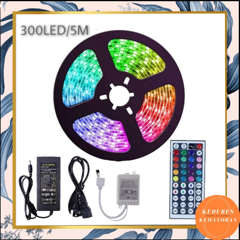 Lampu LED strip lamp RGB LED remote lampu Hias 3258 rgb / lampu strip 5050 RGB [kk]