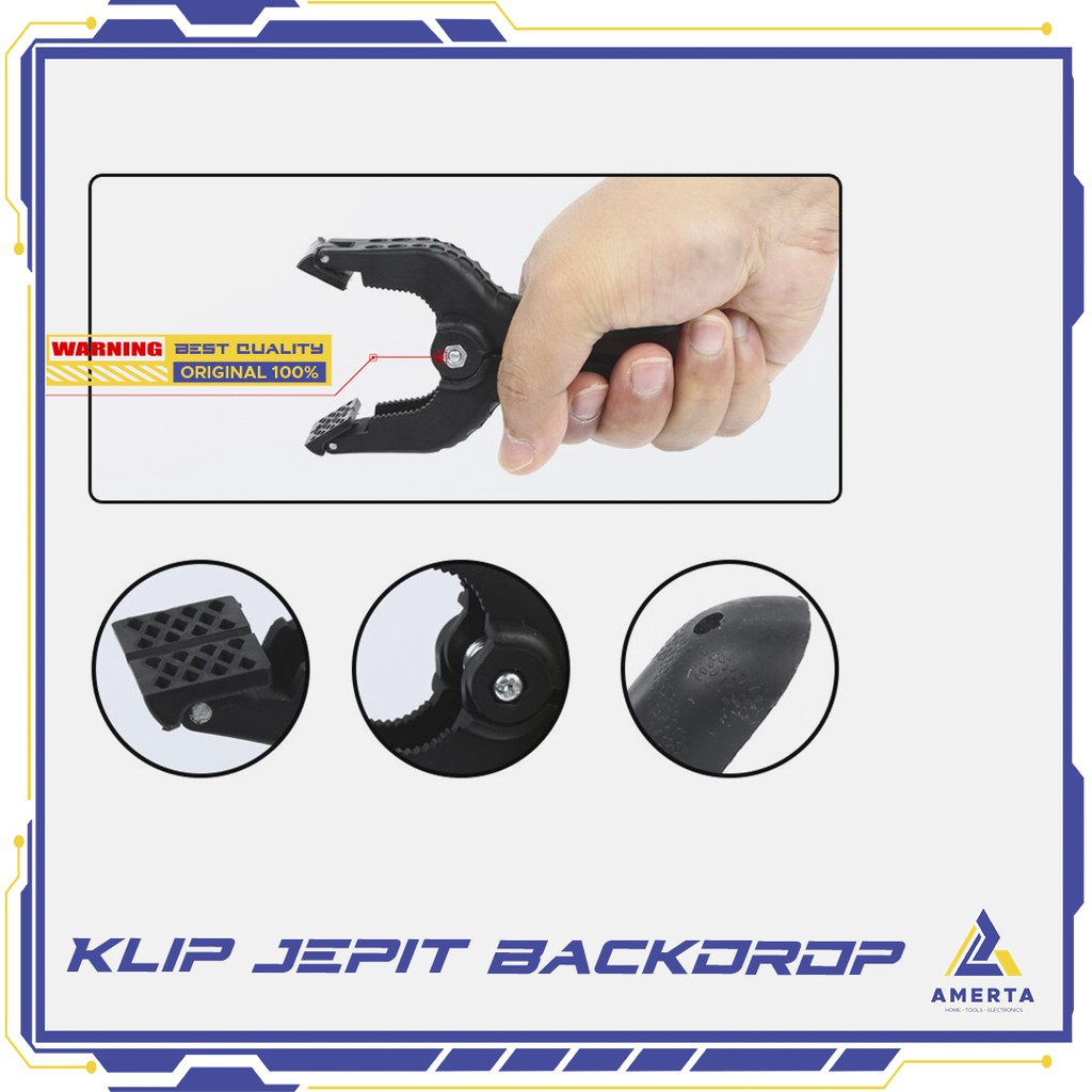 Klip Jepit Backdrop Studio Fotografi &amp; Papan Woodworking