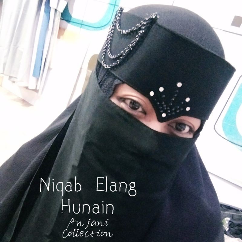 NIQAB ELANG HUNAIN/ NIKOP BANDANA/ NIQAB MURAH/ NIQAB ELANG