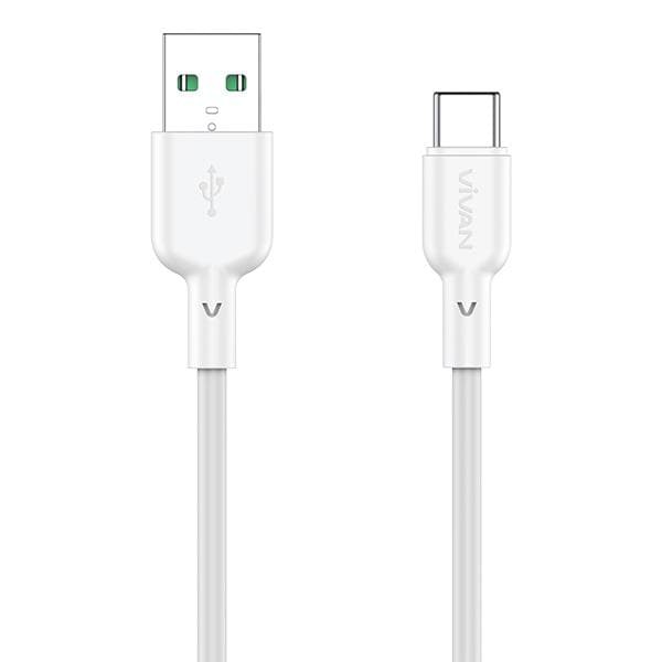 Vivan Kabel Data VQC100 Type-C 6.5A Fast Charging 100cm Data Cable VOOC Original