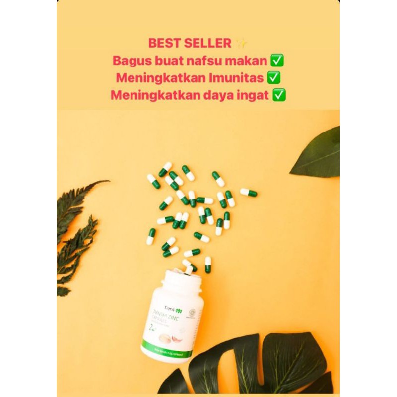

Zinc capsule suplemen makan