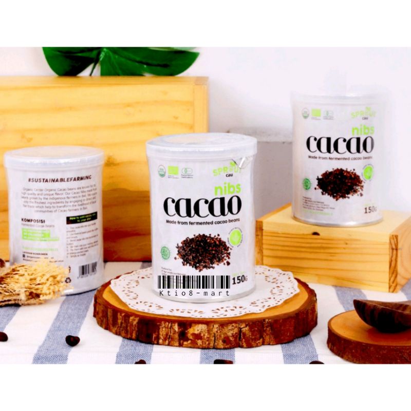

Cacao Nibs Sweet 150gr/ Biji Coklat/ Biji Kakao
