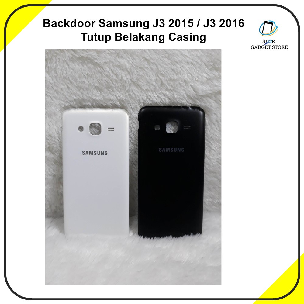 Samsung J3 / J300 / J3 2015 / J3 2016 Backdoor / Tutup Casing Belakang / Tutup Baterai Handphone