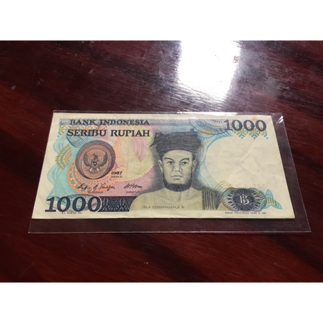 Uang Kuno Rp 1000 Sisingamangaraja