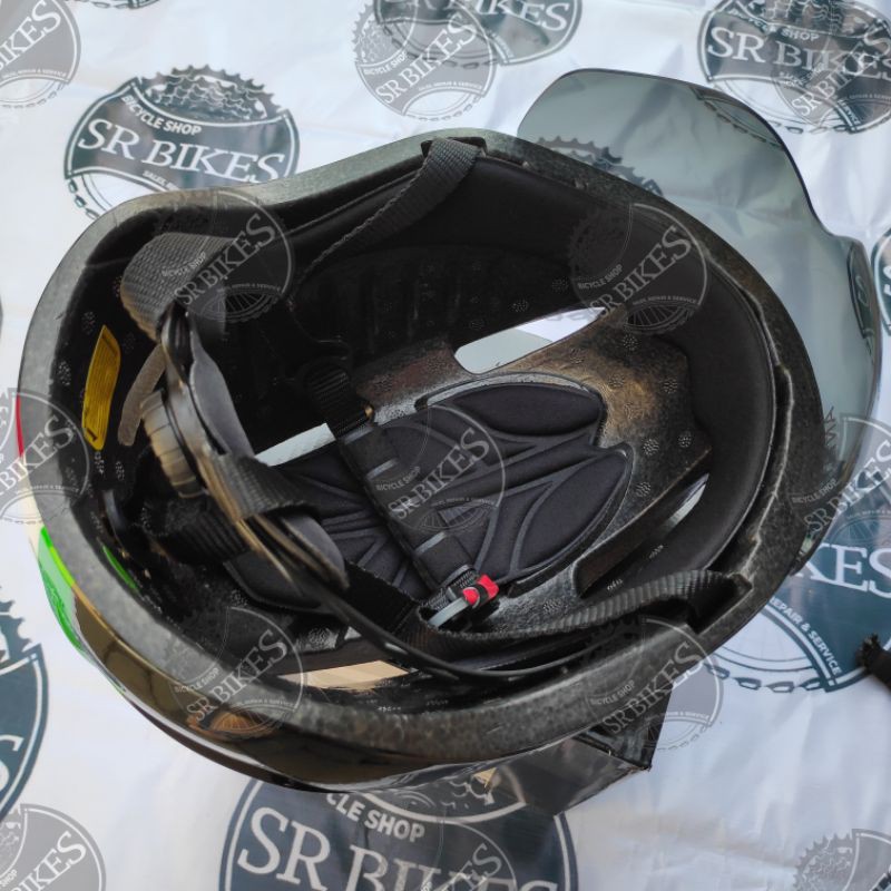 Helm Sepeda ada Magnetic Goggles Kacamata. SYTE ST-F170