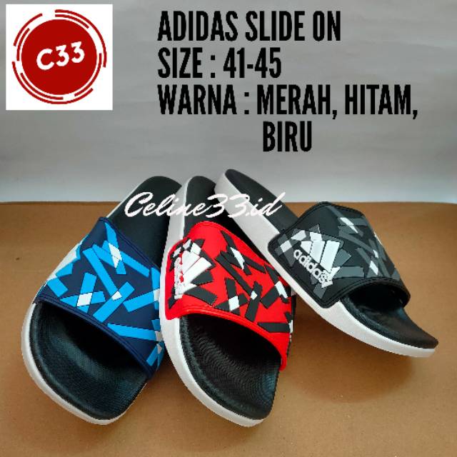 Sandal Adidas Slide On Import | Sandal Adidas Slop Pria Import