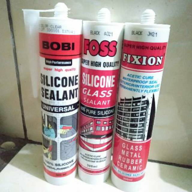 Lem kaca lem tabung sealant botol