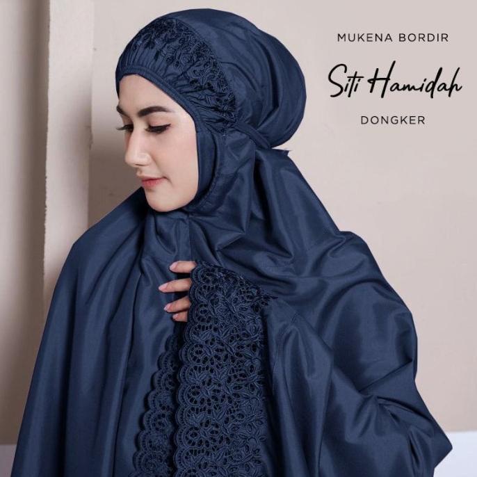 Mukena Dewasa Bordir Siti Hamidah Shescanflyy