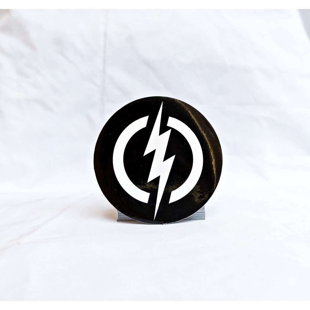 

STIKER sticker THUNDER vinyl LOGO BRAND AESTHETIC HP LAPTOP MOTOR MOBIL WATERPROOF