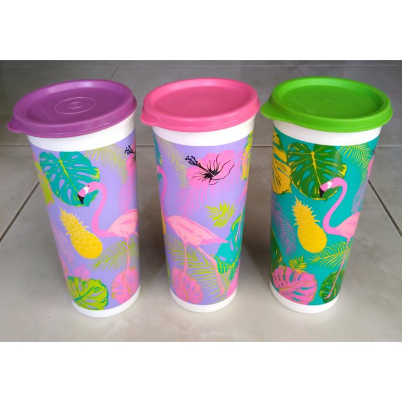 Gelas Giant Tumbler Flamingo 470 ml Tupperware