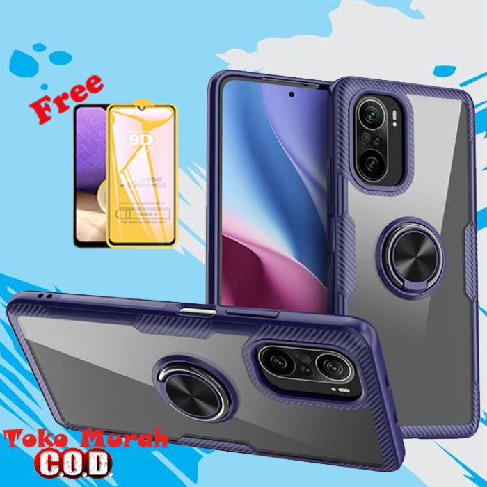 Premium Case Xiaomi POCO F3 - Casing POCO F3 Case FREE Tempered Glass