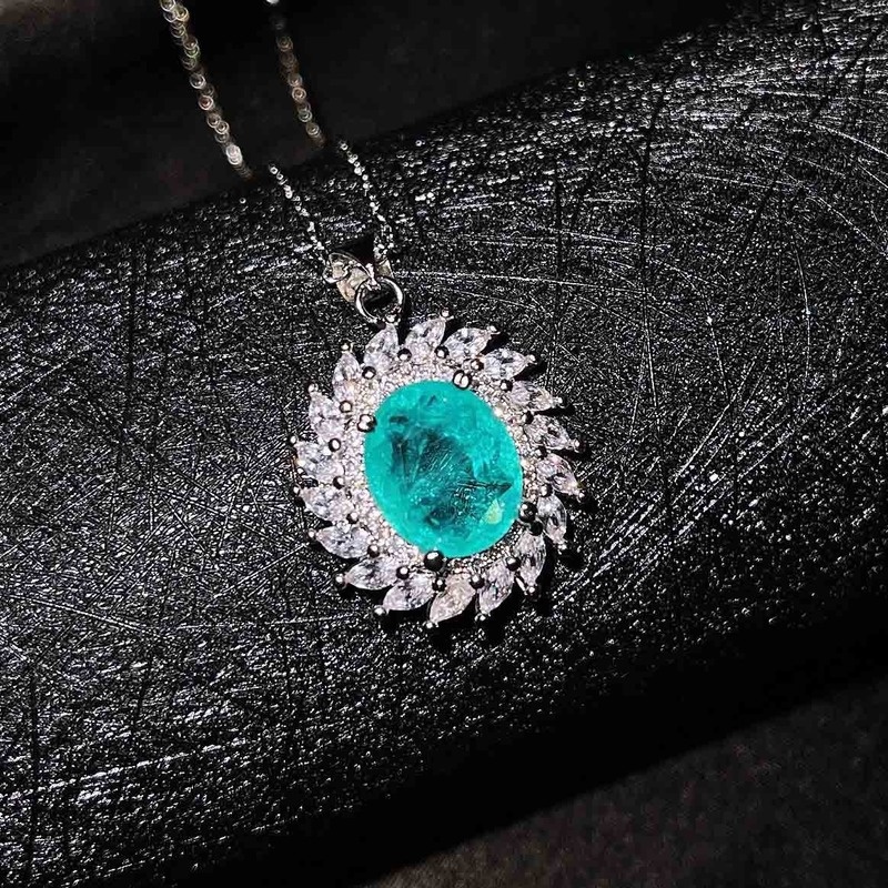 New Green Moissanite Luxury Necklace