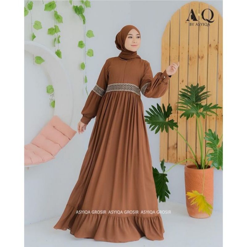 gamis ceruti premium/gamis ceruti terbaru/gamis ceruti babydol