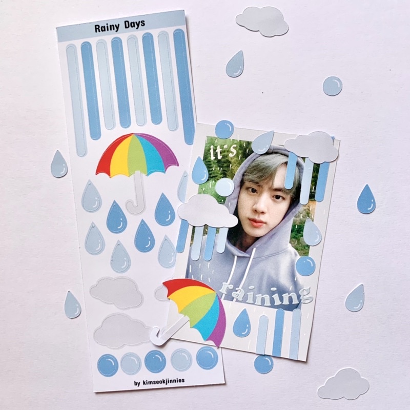 

Rainy Days deco sticker