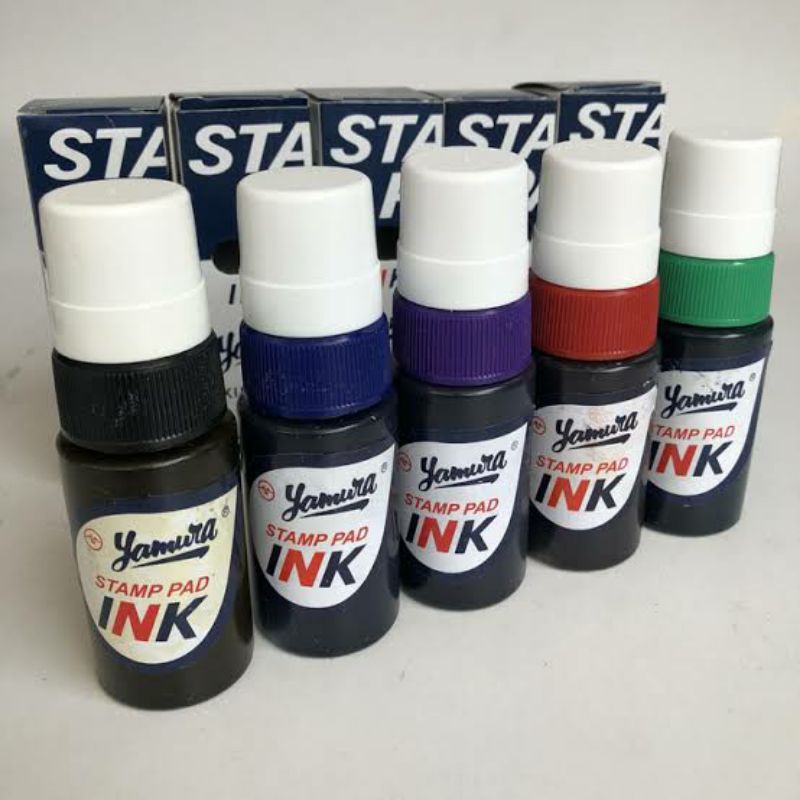 

YAMURA STAMP PAD INK TINTA CAP STEMPEL