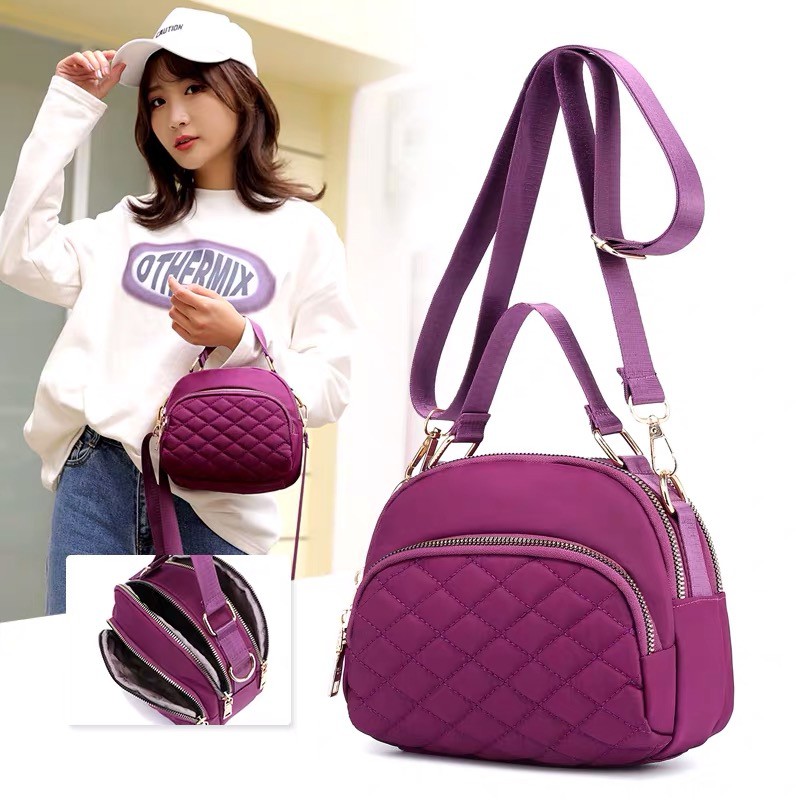 Tas Wanita Import Jinjing Dan Selempang CHIBAO CB7701 7701 CB701 701 0156-01 7701-8 Bordir Parasut