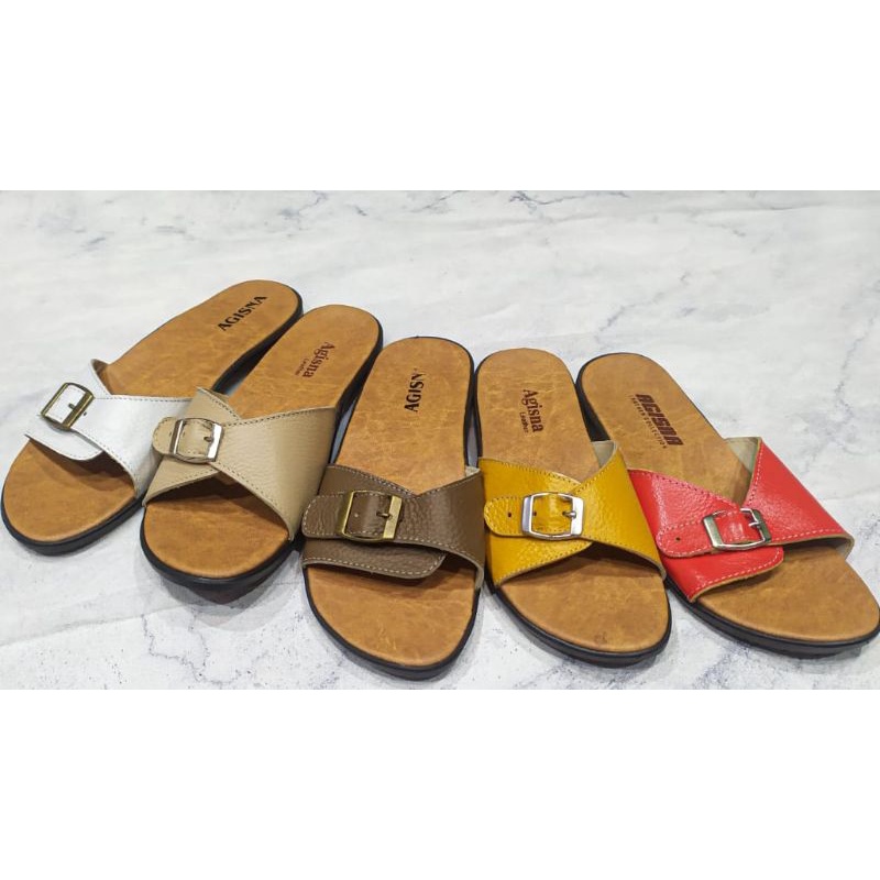 sandal kulit garut model gesfer terbaru termurah