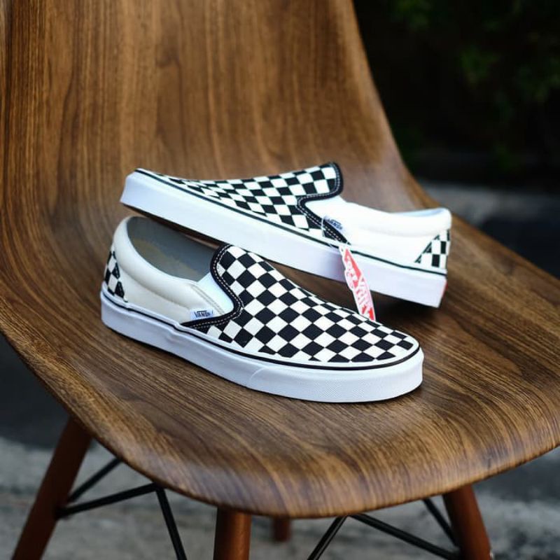 Sepatu Vans / Slipon pria / Sepatu Pria/ Sepatu putih / Vans /