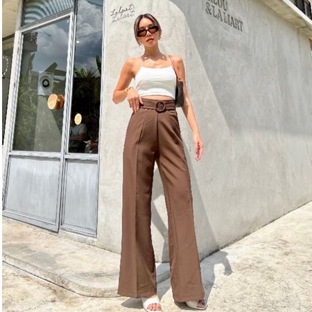 KENESHA BELT CULLOTE / BASIC LONG PANT KISHA BELT