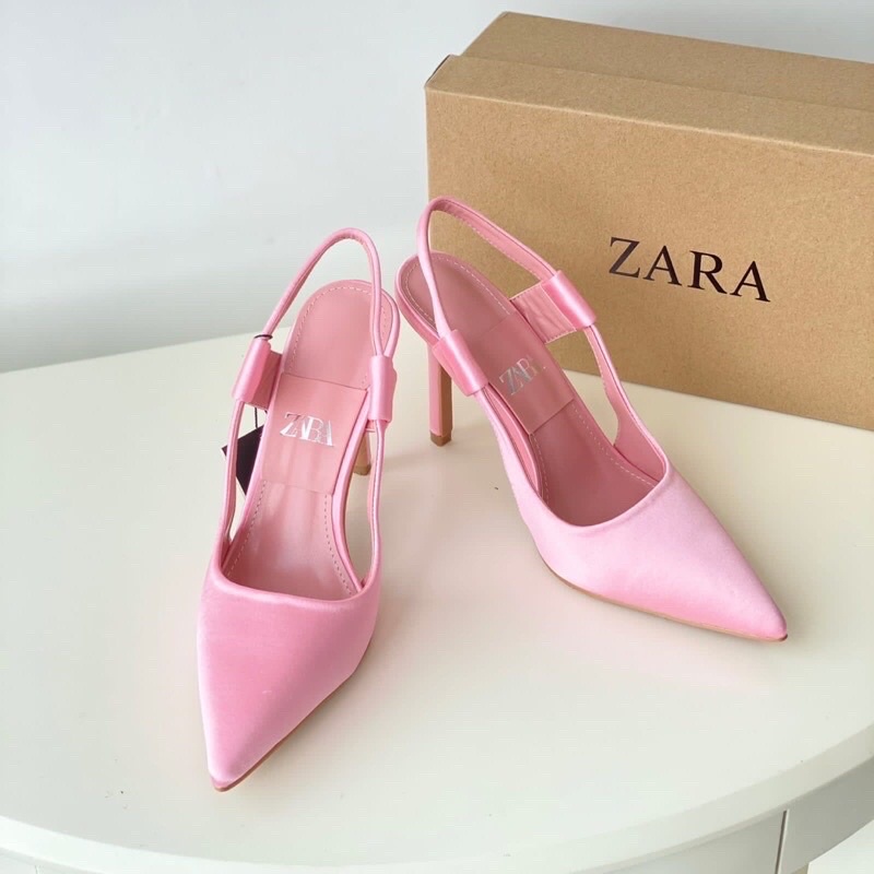 Sepatu Heels ZARA PINK size 37 free ongkir