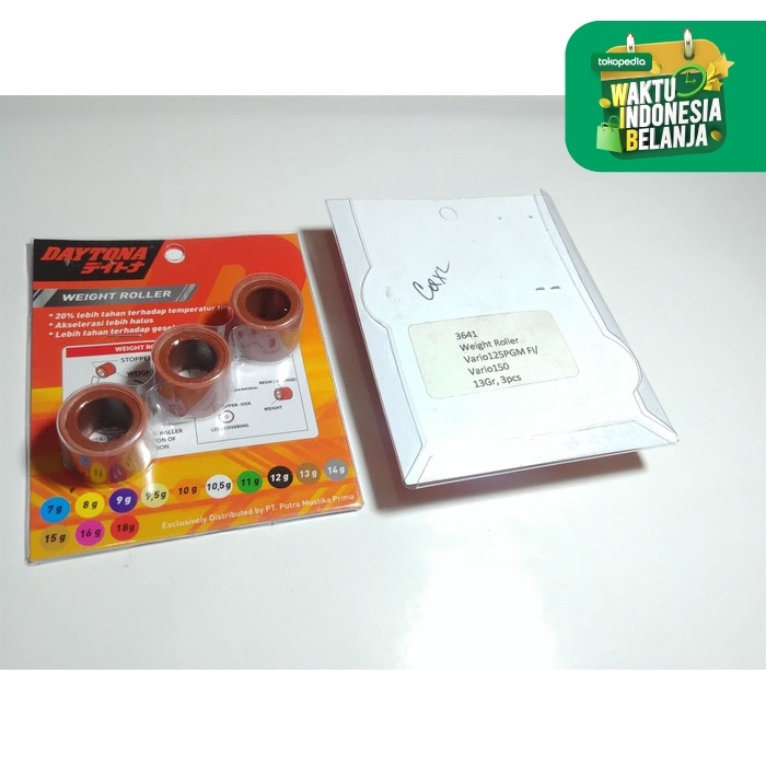 Roller Vario 150 Vario 125 Pcx Skywave Skydrive Daytona Racing 13 Gram ORIGINAL Original