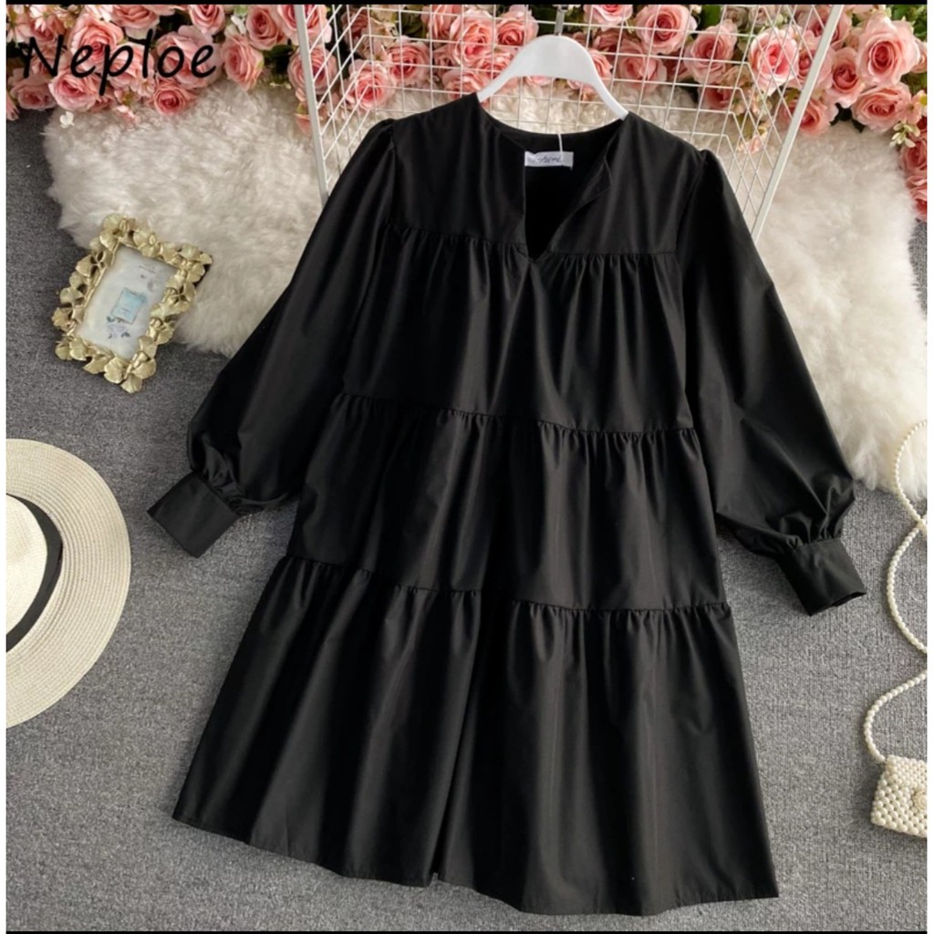 *[NSFK] Bigsize Dress Wanita / Dress Wanita / Pakaian Wanita Terbaru / Dress / Dres Korea