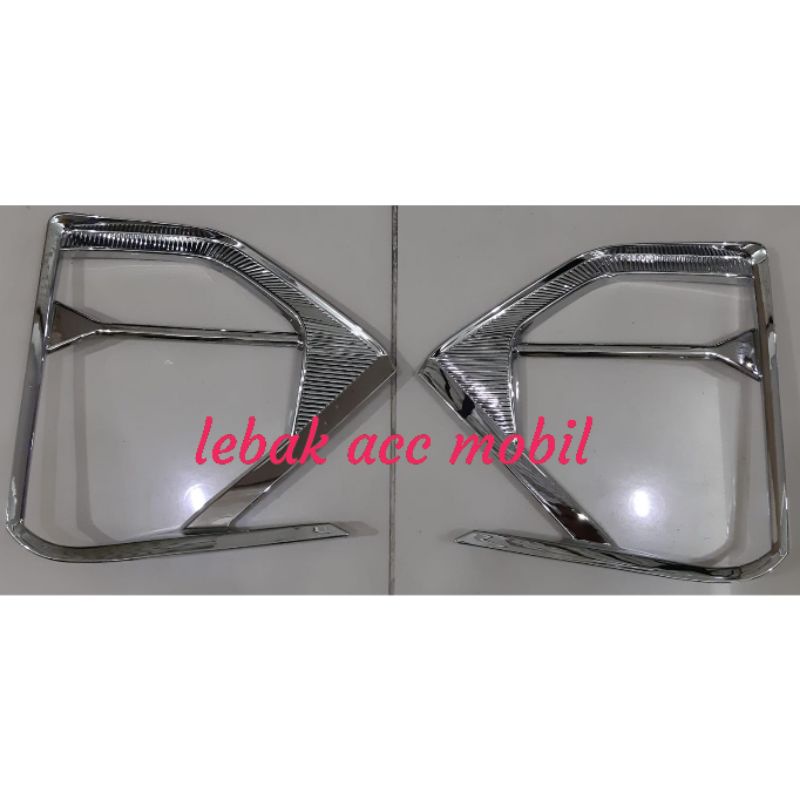 garnis lampu depan bawah mobil Nissan all new livina Chrome