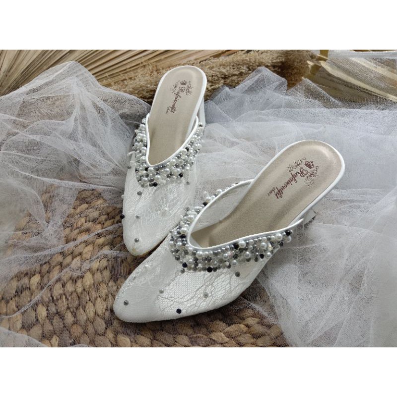 sepatu wedding putih wanita cantik sepatu sepatu yisela