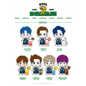 STICKER NCT Dream Cafe - 7 Dream REUPLOAD Haechan Mark Jaemin  / Stiker Kpop Aesthetic / Sticker NCT