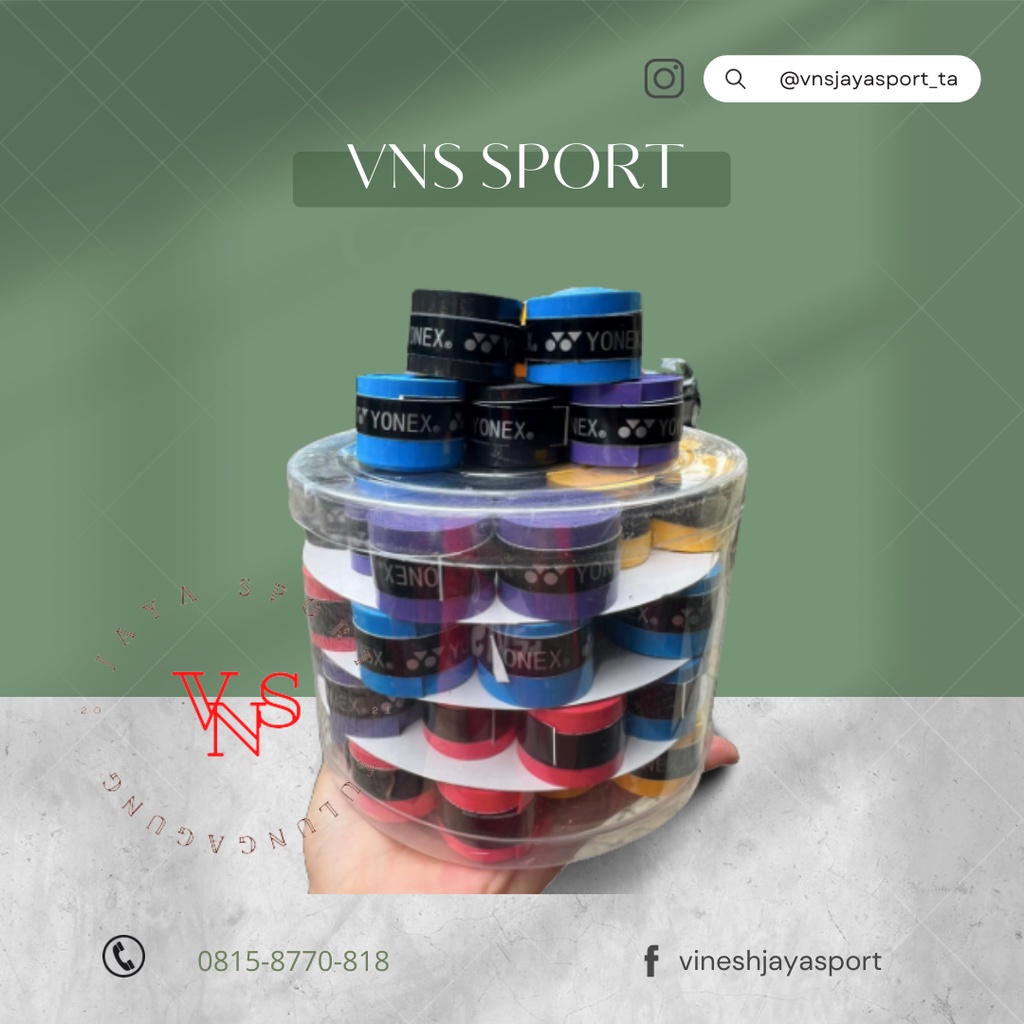 GRIP BADMINTON RAKET YONEX KARET IMPORT