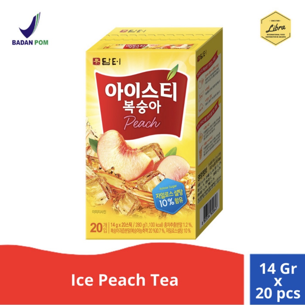 

Damtuh Ice Peach Tea 14 gr x 20 pcs